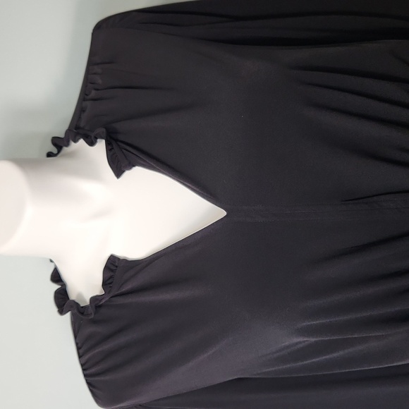 Simply Vera Wang Women’s Black Peplum Blouse - Picture 3 of 13